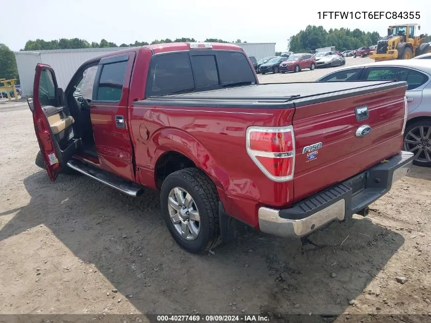 2014 Ford F-150 Xlt VIN: 1FTFW1CT6EFC84355 Lot: 40277469