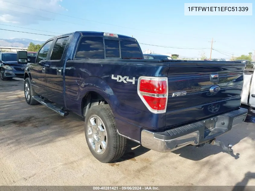 1FTFW1ET1EFC51339 2014 Ford F-150 Xlt