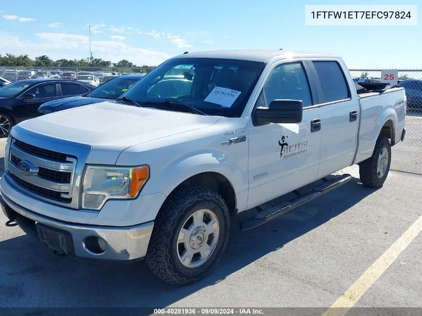 2014 Ford F-150 Xlt VIN: 1FTFW1ET7EFC97824 Lot: 40281936