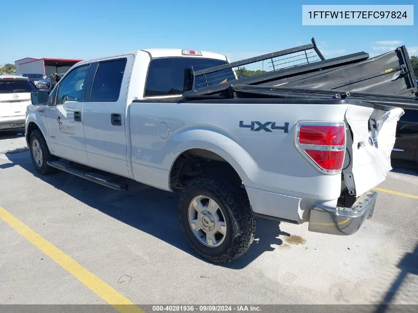 2014 Ford F-150 Xlt VIN: 1FTFW1ET7EFC97824 Lot: 40281936