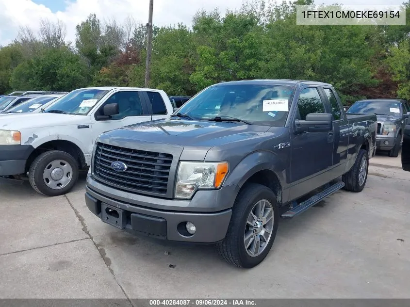 2014 Ford F-150 Stx VIN: 1FTEX1CM0EKE69154 Lot: 40284087