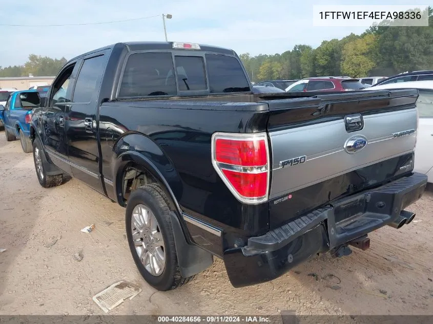 1FTFW1EF4EFA98336 2014 Ford F-150 Supercrew