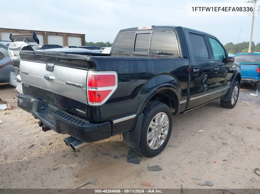 1FTFW1EF4EFA98336 2014 Ford F-150 Supercrew