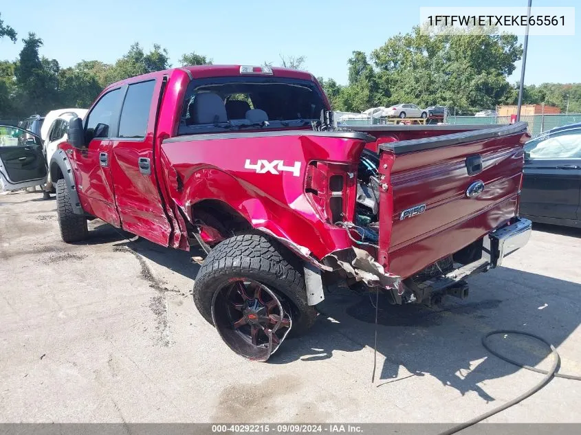 2014 Ford F-150 Xlt VIN: 1FTFW1ETXEKE65561 Lot: 40292215