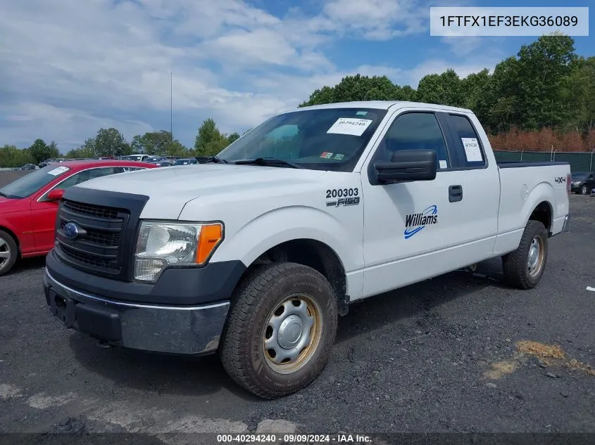 2014 Ford F-150 Xl VIN: 1FTFX1EF3EKG36089 Lot: 40294240