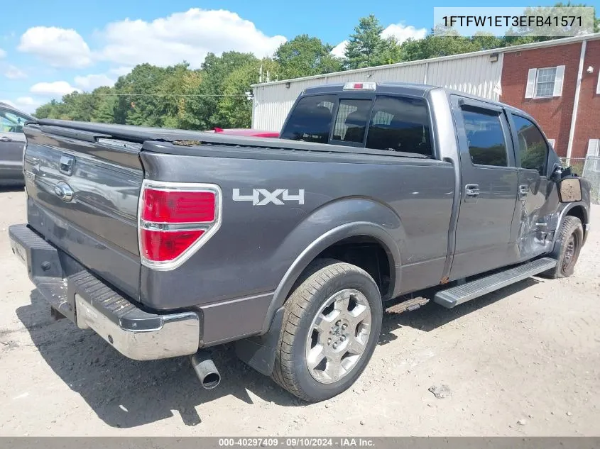 1FTFW1ET3EFB41571 2014 Ford F-150 Supercrew