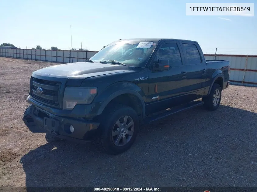 2014 Ford F-150 Fx4 VIN: 1FTFW1ET6EKE38549 Lot: 40298318