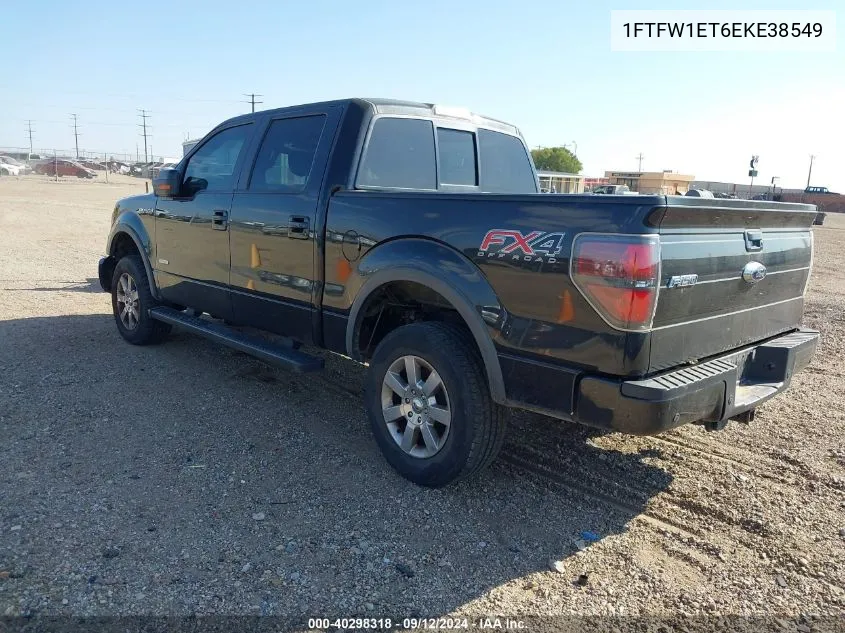 2014 Ford F-150 Fx4 VIN: 1FTFW1ET6EKE38549 Lot: 40298318