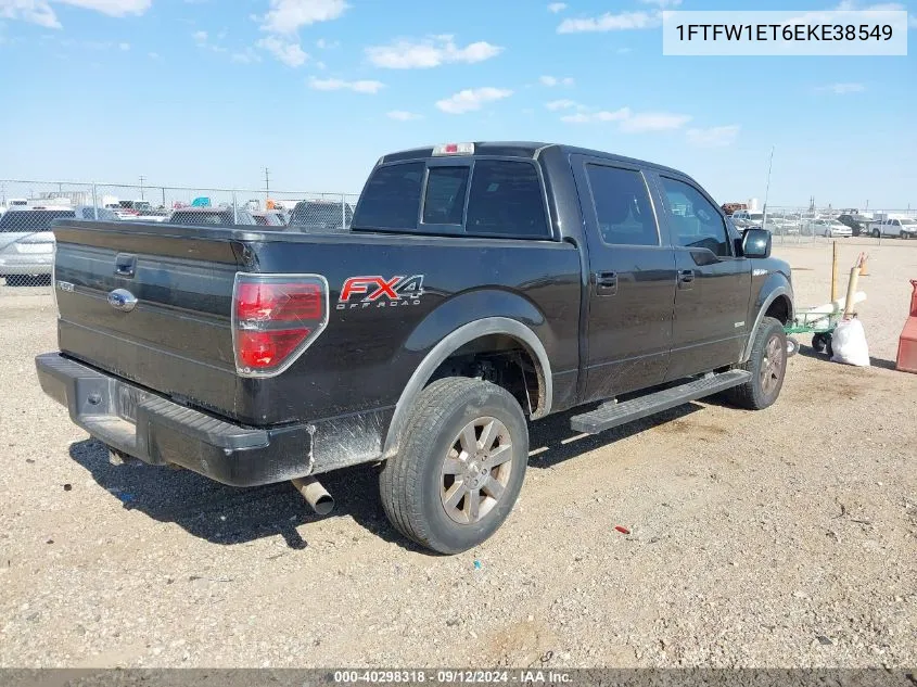 2014 Ford F-150 Fx4 VIN: 1FTFW1ET6EKE38549 Lot: 40298318