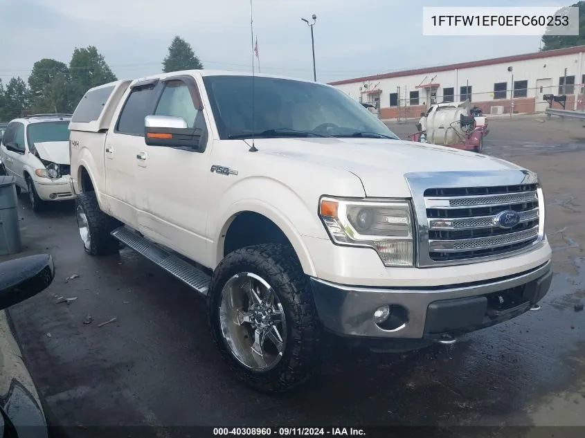 1FTFW1EF0EFC60253 2014 Ford F150 Supercrew