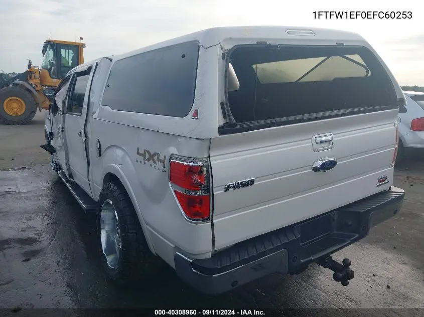 1FTFW1EF0EFC60253 2014 Ford F150 Supercrew