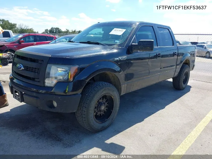 1FTFW1CF1EKF53637 2014 Ford F-150 Xlt