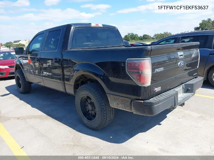 1FTFW1CF1EKF53637 2014 Ford F-150 Xlt