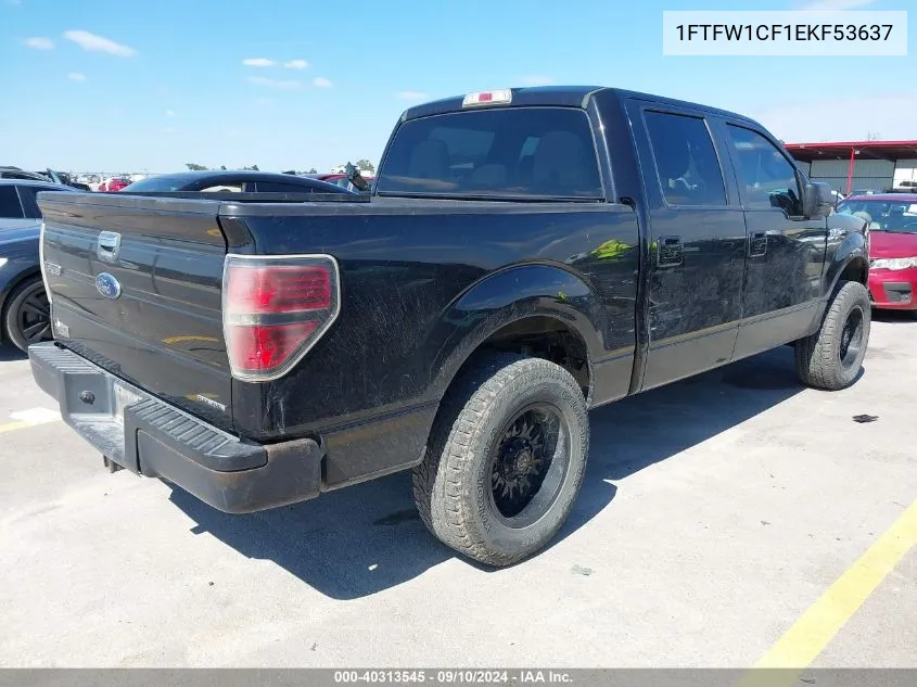 1FTFW1CF1EKF53637 2014 Ford F-150 Xlt