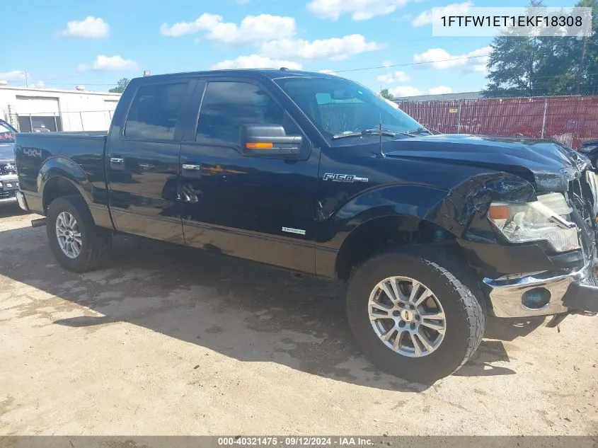 2014 Ford F-150 Xlt VIN: 1FTFW1ET1EKF18308 Lot: 40321475