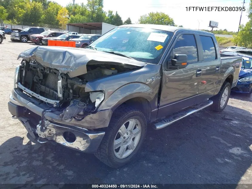 2014 Ford F-150 Xlt VIN: 1FTFW1EF7EKD80395 Lot: 40324450