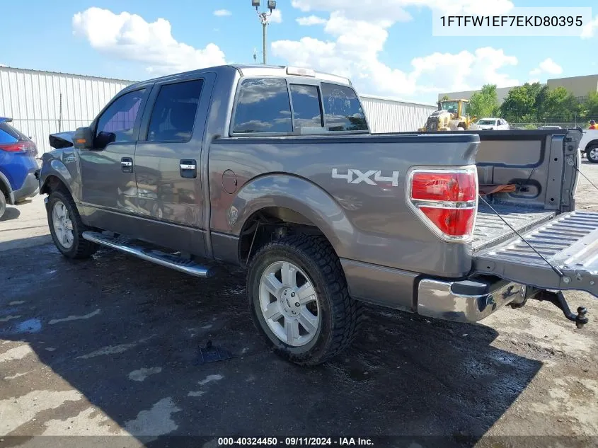 2014 Ford F-150 Xlt VIN: 1FTFW1EF7EKD80395 Lot: 40324450