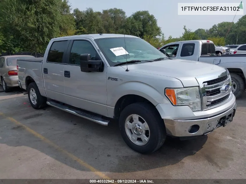 2014 Ford F-150 Xlt VIN: 1FTFW1CF3EFA31102 Lot: 40332942