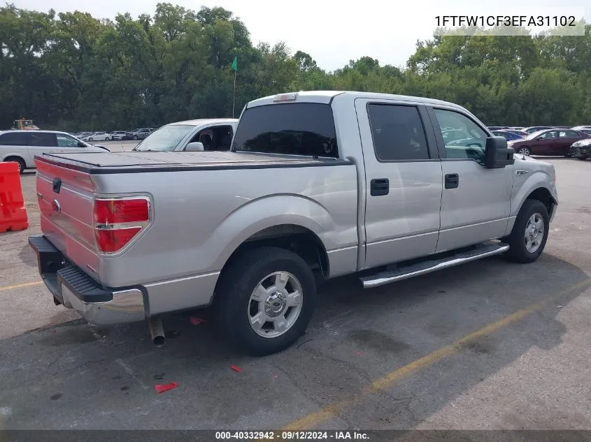 1FTFW1CF3EFA31102 2014 Ford F-150 Xlt