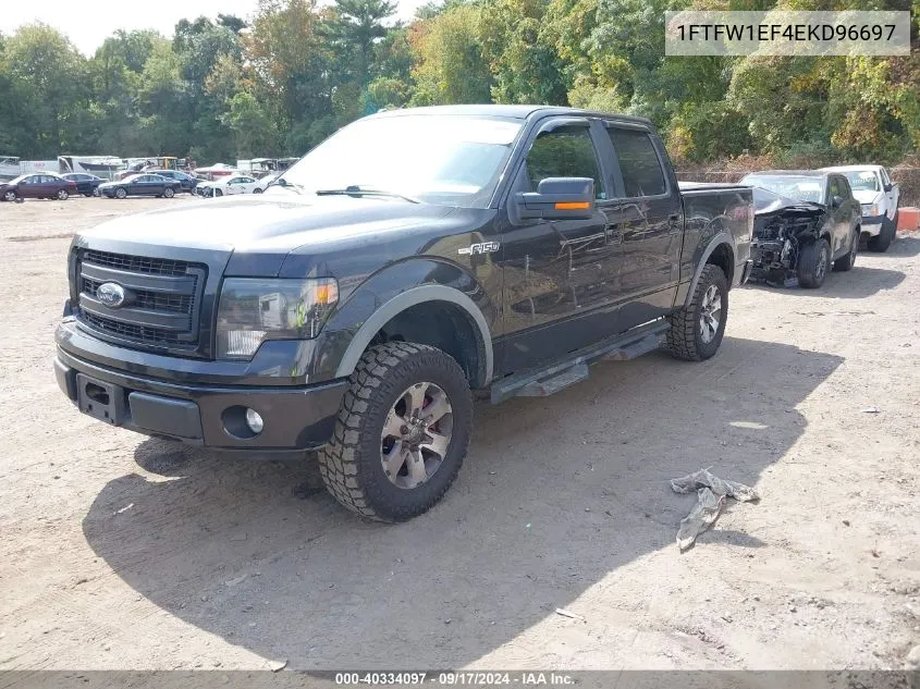 2014 Ford F-150 Fx4 VIN: 1FTFW1EF4EKD96697 Lot: 40334097