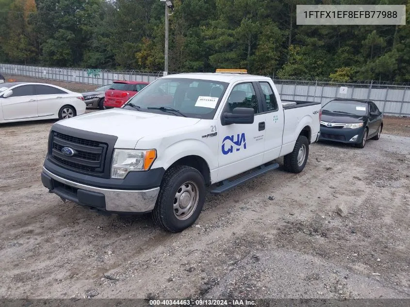 2014 Ford F-150 Xl VIN: 1FTFX1EF8EFB77988 Lot: 40344463