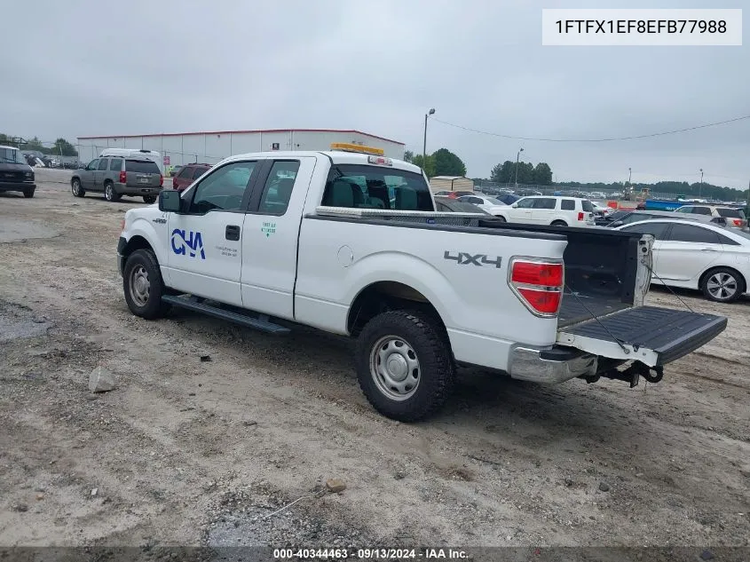 2014 Ford F-150 Xl VIN: 1FTFX1EF8EFB77988 Lot: 40344463