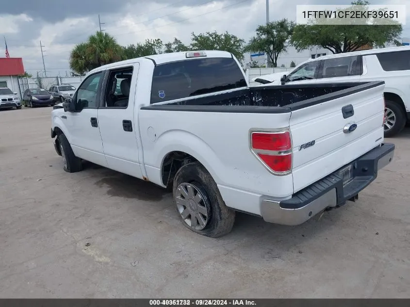 1FTFW1CF2EKF39651 2014 Ford F-150 Xl