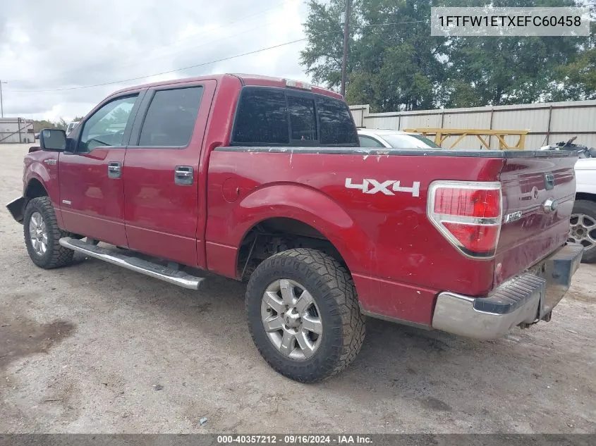 1FTFW1ETXEFC60458 2014 Ford F-150 Supercrew