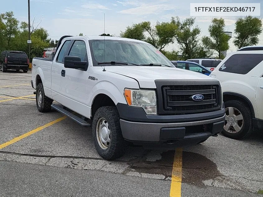 2014 Ford F-150 Xl VIN: 1FTFX1EF2EKD46717 Lot: 40386212