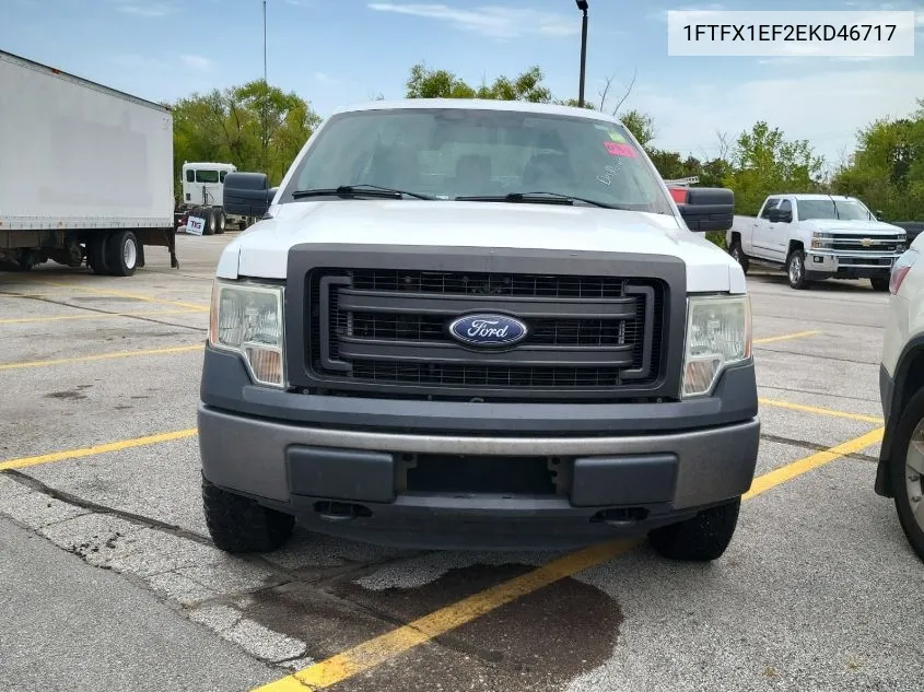 2014 Ford F-150 Xl VIN: 1FTFX1EF2EKD46717 Lot: 40386212