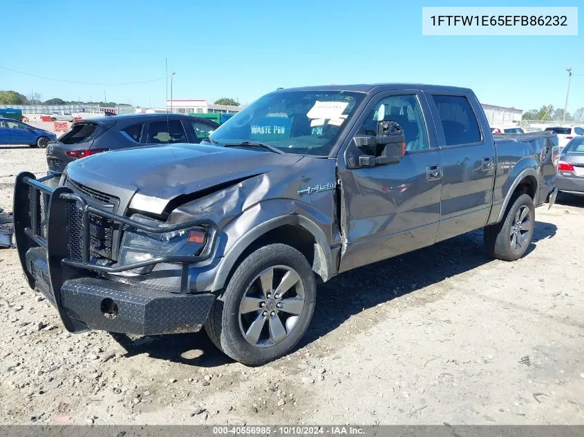 2014 Ford F-150 Fx4 VIN: 1FTFW1E65EFB86232 Lot: 40556985