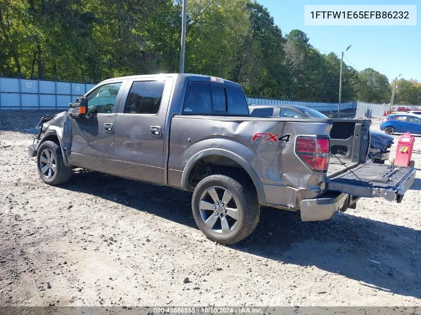 2014 Ford F-150 Fx4 VIN: 1FTFW1E65EFB86232 Lot: 40556985