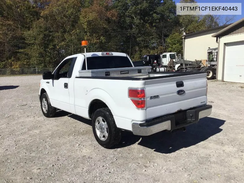 2014 Ford F-150 Xlt VIN: 1FTMF1CF1EKF40443 Lot: 40558520