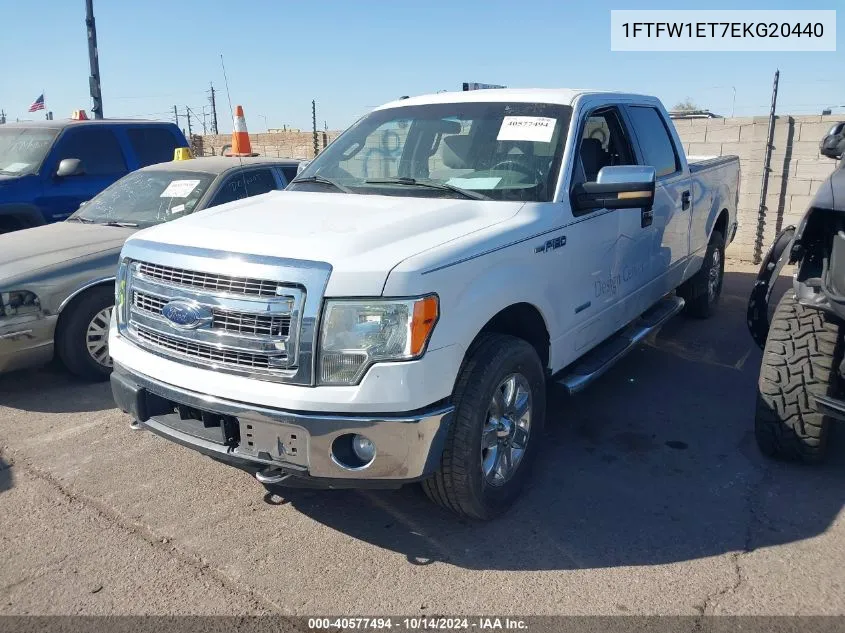 2014 Ford F-150 Xlt VIN: 1FTFW1ET7EKG20440 Lot: 40577494