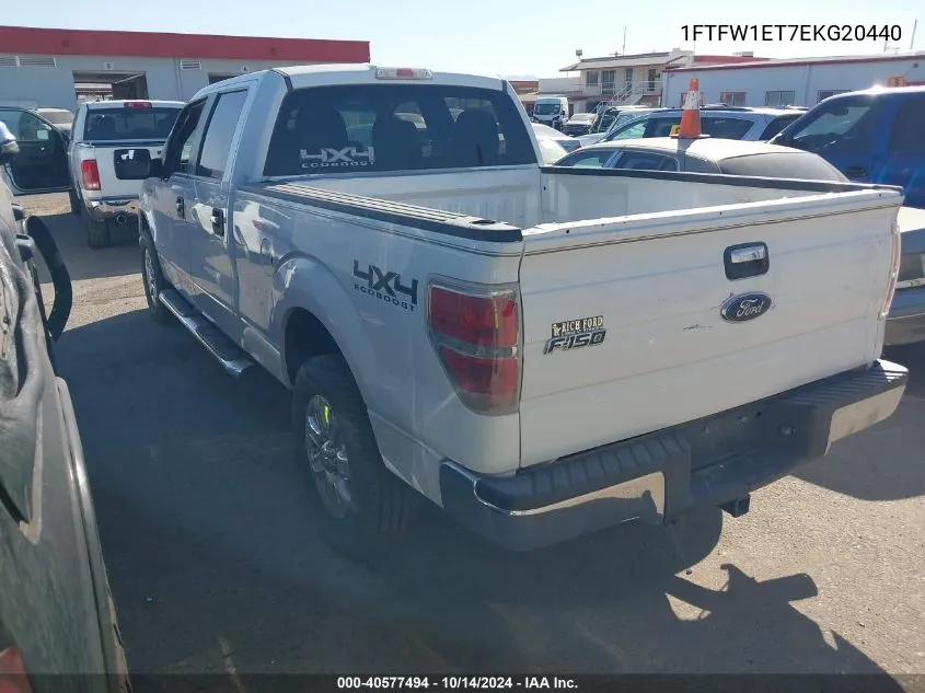 1FTFW1ET7EKG20440 2014 Ford F-150 Xlt