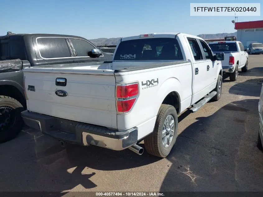 2014 Ford F-150 Xlt VIN: 1FTFW1ET7EKG20440 Lot: 40577494