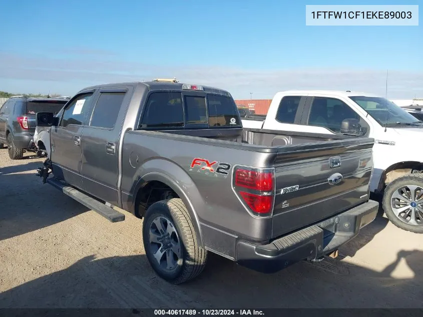 1FTFW1CF1EKE89003 2014 Ford F-150 Fx2