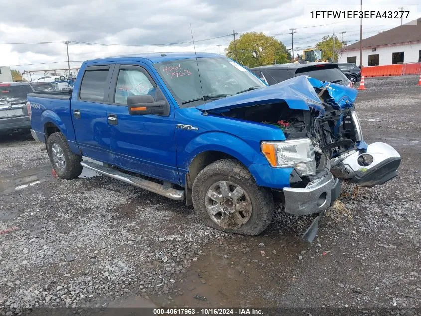 2014 Ford F-150 Xlt VIN: 1FTFW1EF3EFA43277 Lot: 40617963