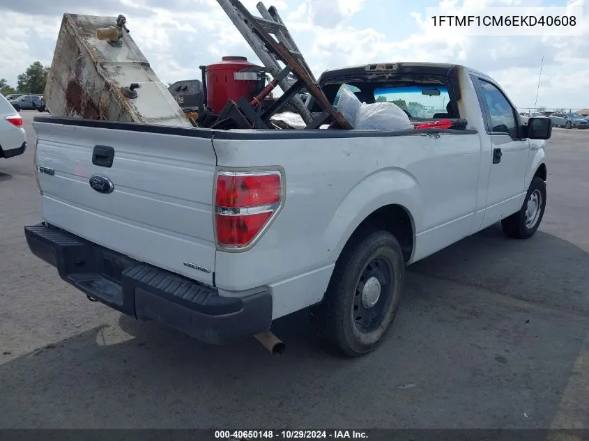 1FTMF1CM6EKD40608 2014 Ford F-150 Xl