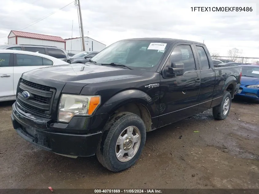 1FTEX1CM0EKF89486 2014 Ford F-150 Stx