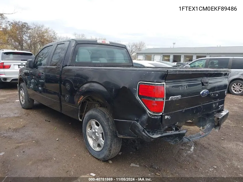 1FTEX1CM0EKF89486 2014 Ford F-150 Stx