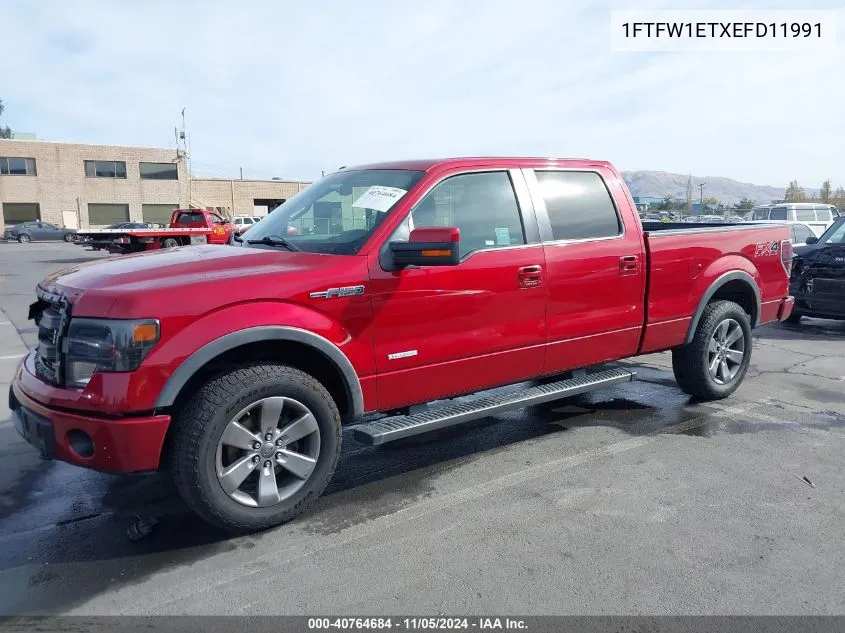 2014 Ford F-150 Fx4 VIN: 1FTFW1ETXEFD11991 Lot: 40764684