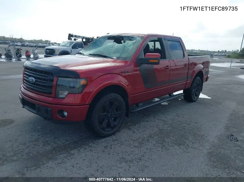 2014 Ford F-150 Fx4 VIN: 1FTFW1ET1EFC89735 Lot: 40777642