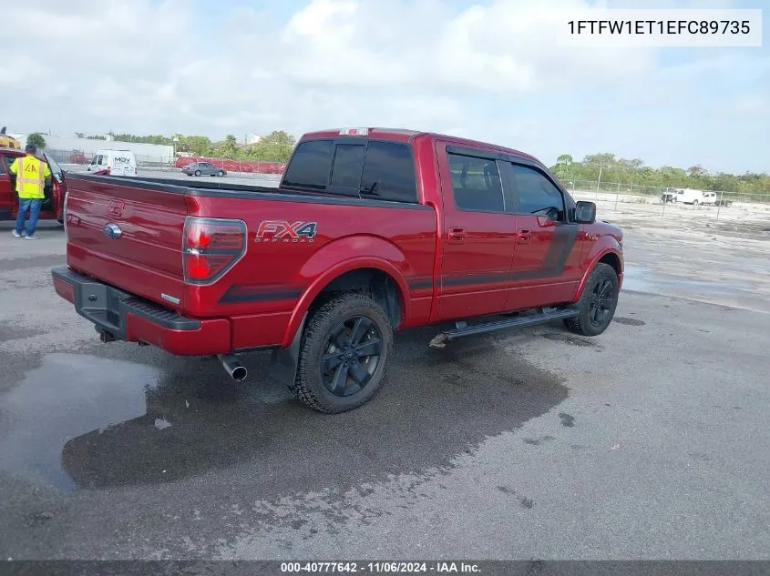 2014 Ford F-150 Fx4 VIN: 1FTFW1ET1EFC89735 Lot: 40777642