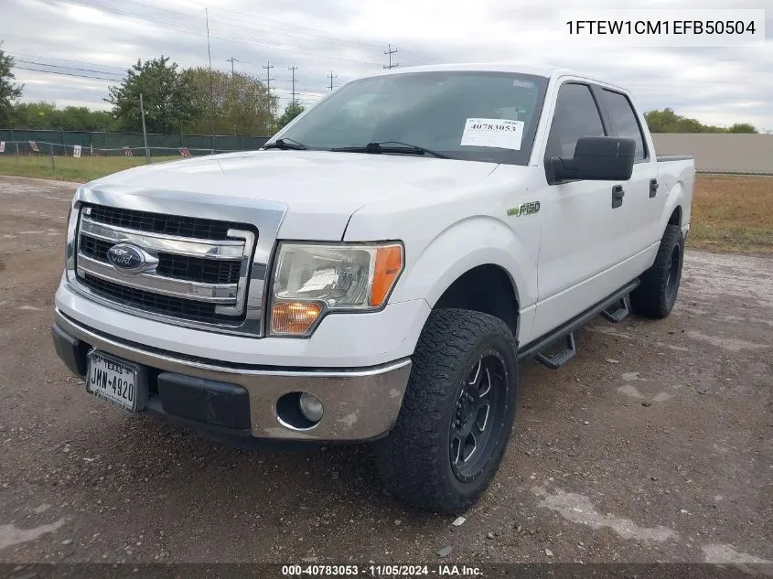 2014 Ford F-150 Xlt VIN: 1FTEW1CM1EFB50504 Lot: 40783053