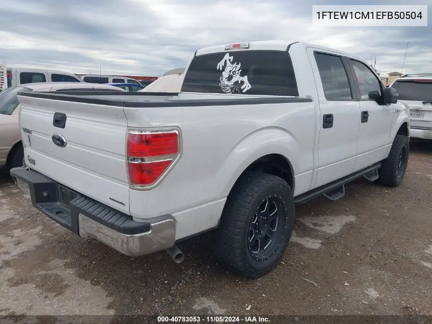 2014 Ford F-150 Xlt VIN: 1FTEW1CM1EFB50504 Lot: 40783053