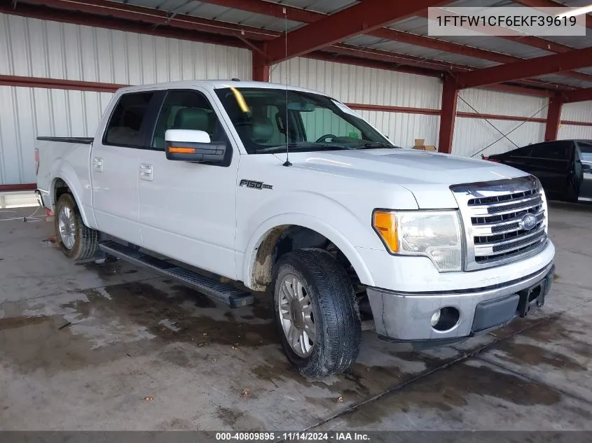 2014 Ford F-150 Lariat VIN: 1FTFW1CF6EKF39619 Lot: 40809895