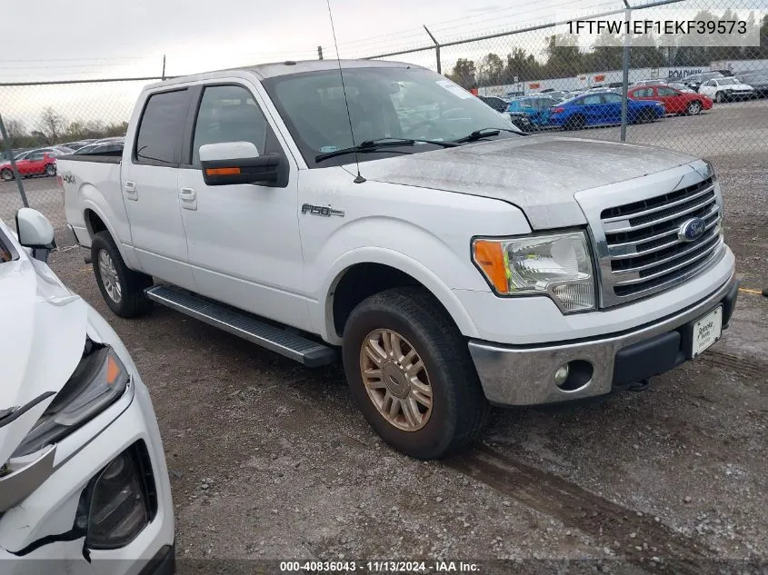 2014 Ford F-150 Lariat VIN: 1FTFW1EF1EKF39573 Lot: 40836043