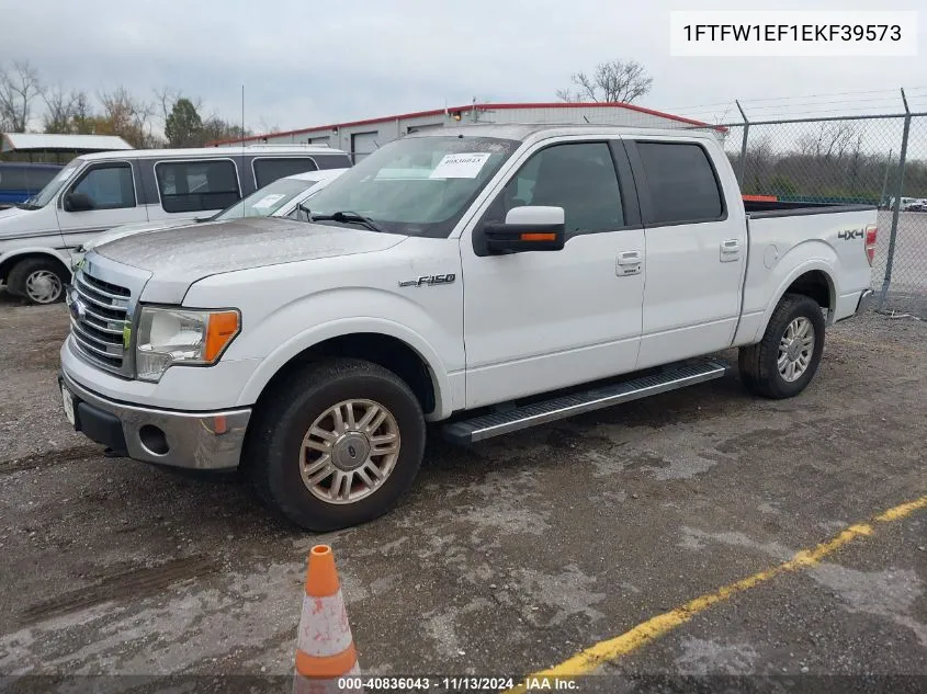 2014 Ford F-150 Lariat VIN: 1FTFW1EF1EKF39573 Lot: 40836043