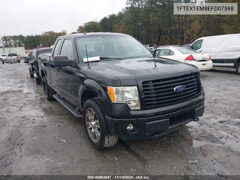 1FTEX1EM8EFD07598 2014 Ford F-150 Stx